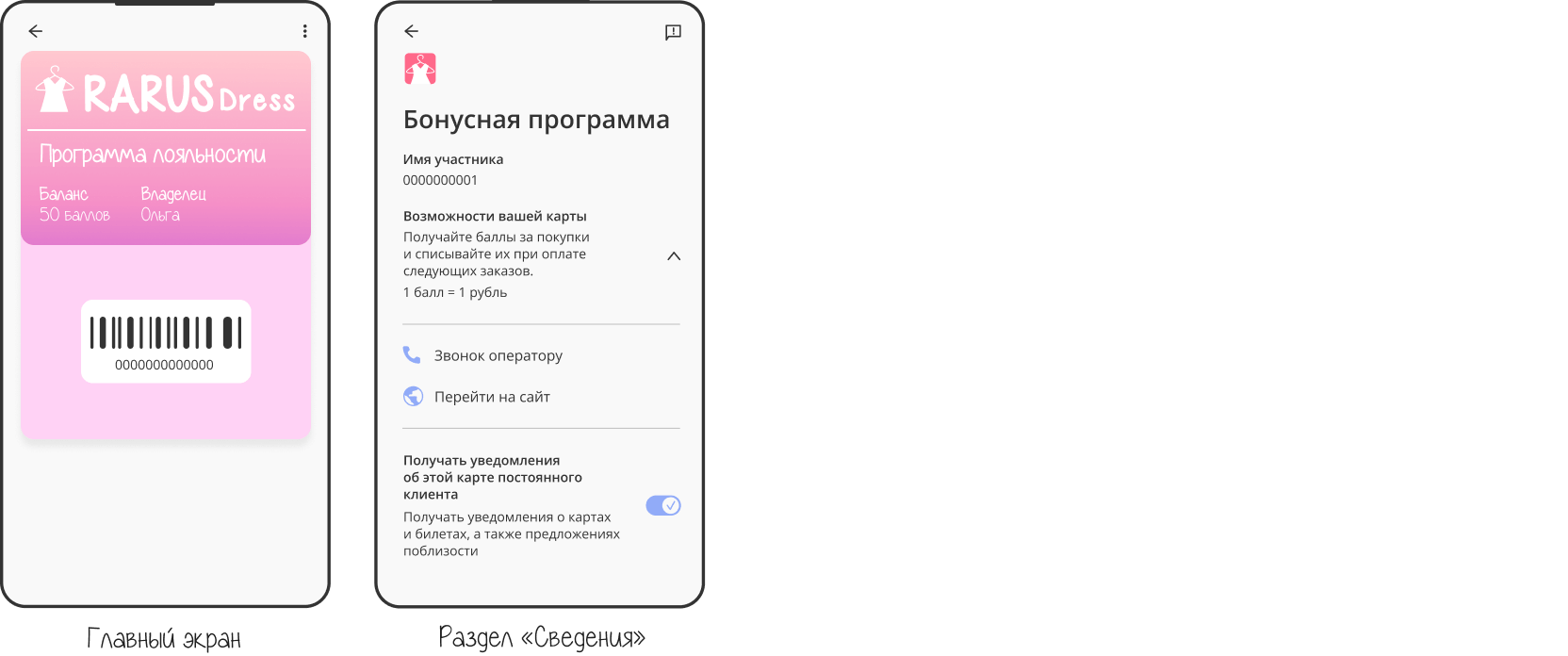 Карты Google Pay