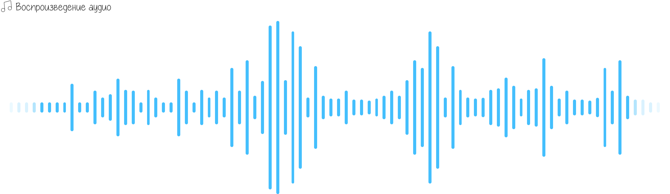 Воспроизведение аудио