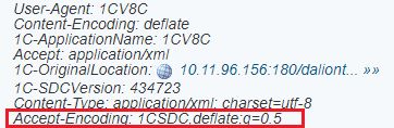 По 1C-SDCversion — ищем на партнерском форуме «1С» и встречаем упоминание о том, что это метод сжатия deflate