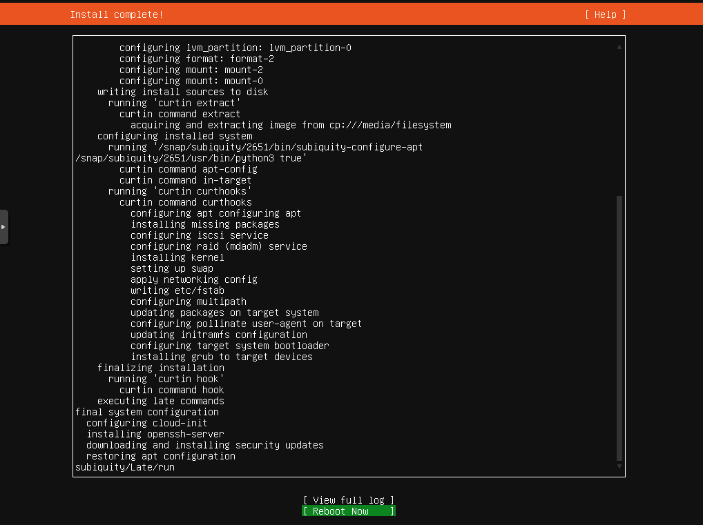 Установка ОС Ubuntu (серверный вариант)