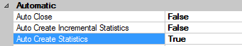 Объекты статистики Microsoft SQL Server