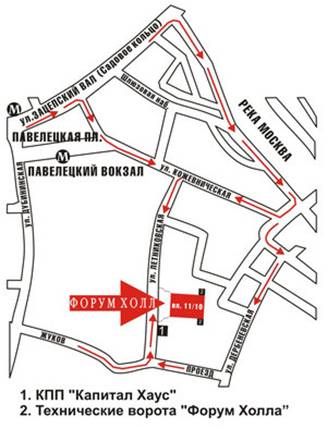схема проезда