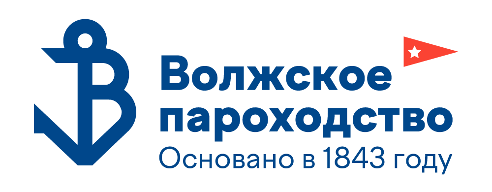 Логотип АО Компания «Волжское пароходство» («Волга-флот»)