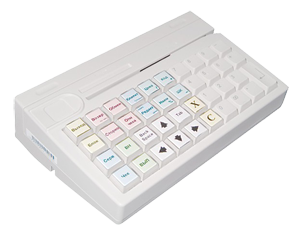Posiflex KB-4000U Программируемая клавиатура c ридером магнитных карт на 1-3 дорожки, USB
