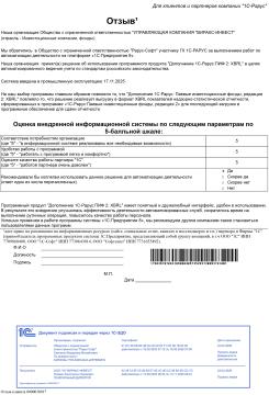 Организация учета ООО «УК «Виракс-инвест» на базе «Дополнение 1С-Рарус: Паевые инвестиционные фонды: XBRL»