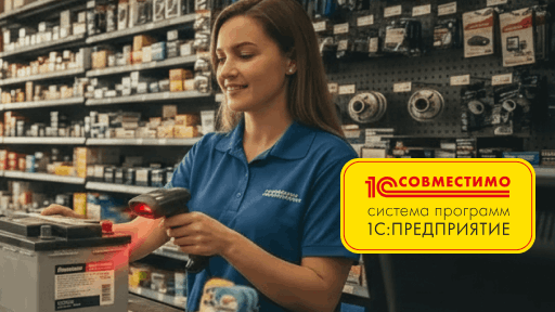 «1С:Магазин автозапчастей» разработки «1С‑Рарус» успешно прошел сертификацию «Совместимо»