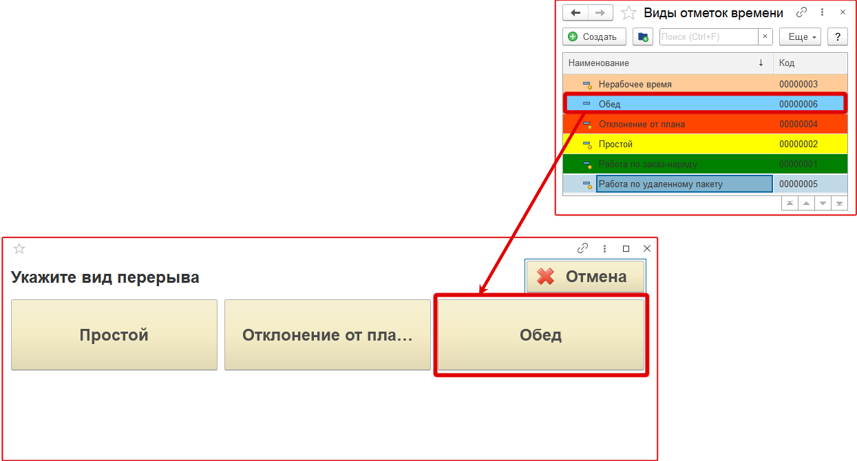 Отображение нового элемента справочника